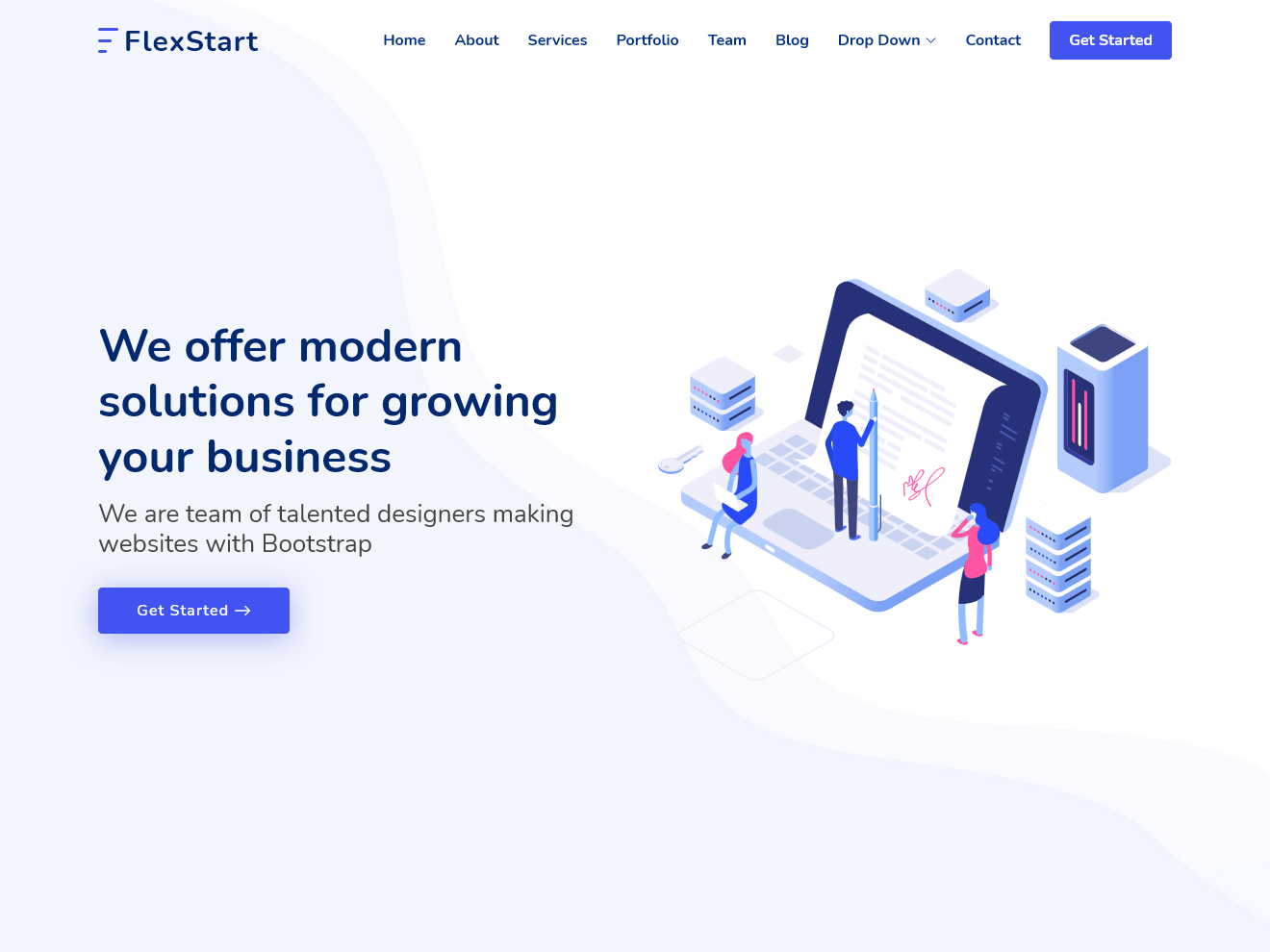 FlexStart - Bootstrap 启动模板