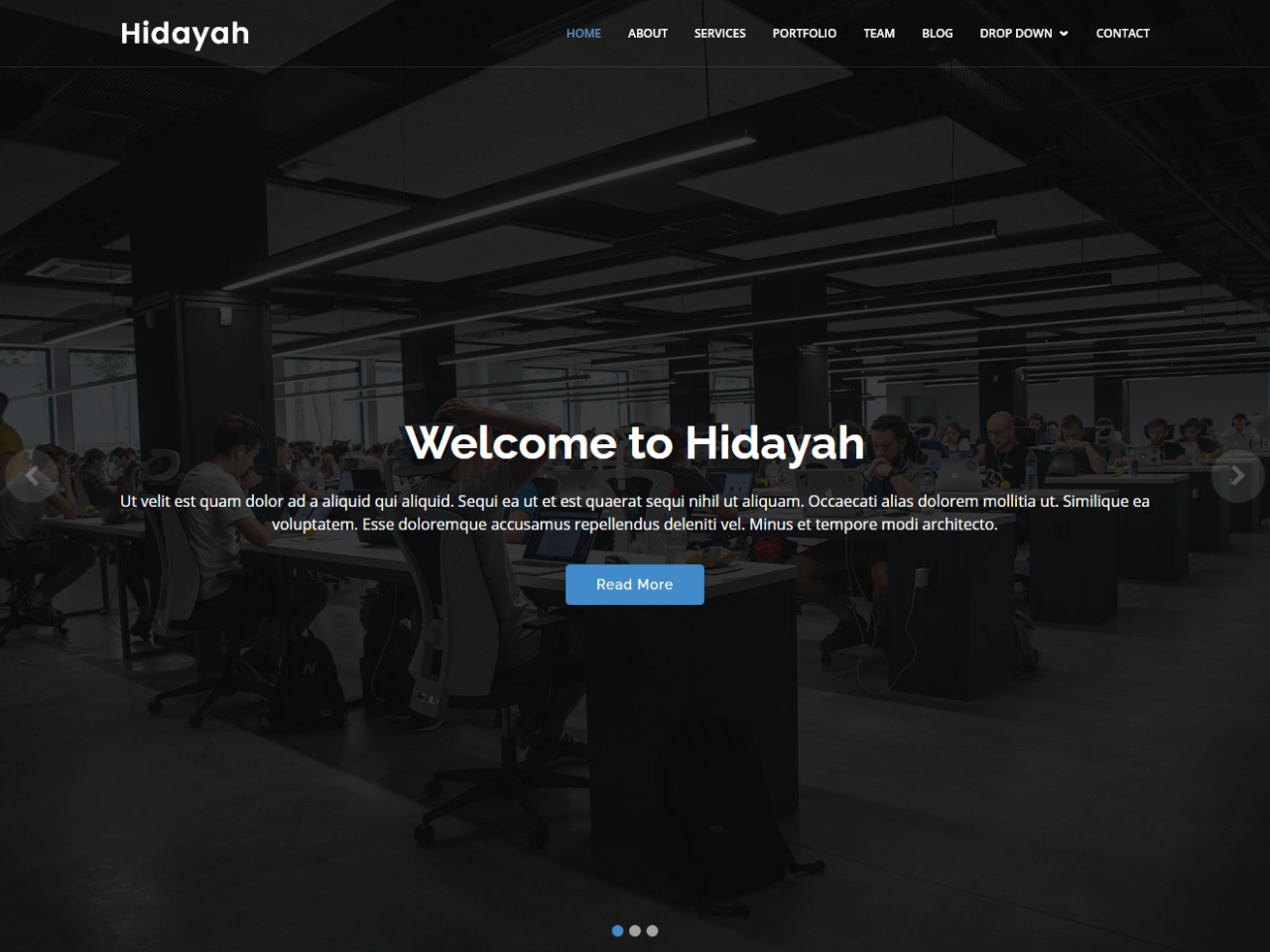 Hidayah - Bootstrap 公司模板